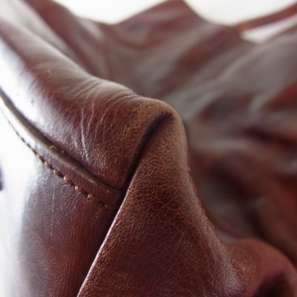 aniary アニアリ ニューアイディアル レザー トート バッグ ブラウン系 ブラウン系【中古】