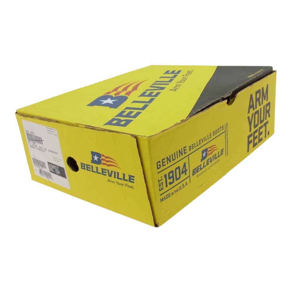 ヴェルビル USA製 GORE=TEX ゴアテックス スチールトゥ アーミーブーツ ブラック系 8.5R(26.5cm)【美品】【中古】