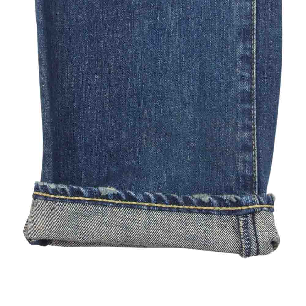 HYSTERIC GLAMOUR ヒステリックグラマー 4AP-2581 ROCK'N ROLL IS KILLING ME プリント スタッズデニム インディゴブルー系 28【中古】