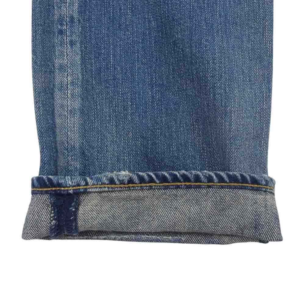 HYSTERIC GLAMOUR ヒステリックグラマー 0211AP08 RSP加工 ストレート デニムパンツ インディゴブルー系 28【中古】