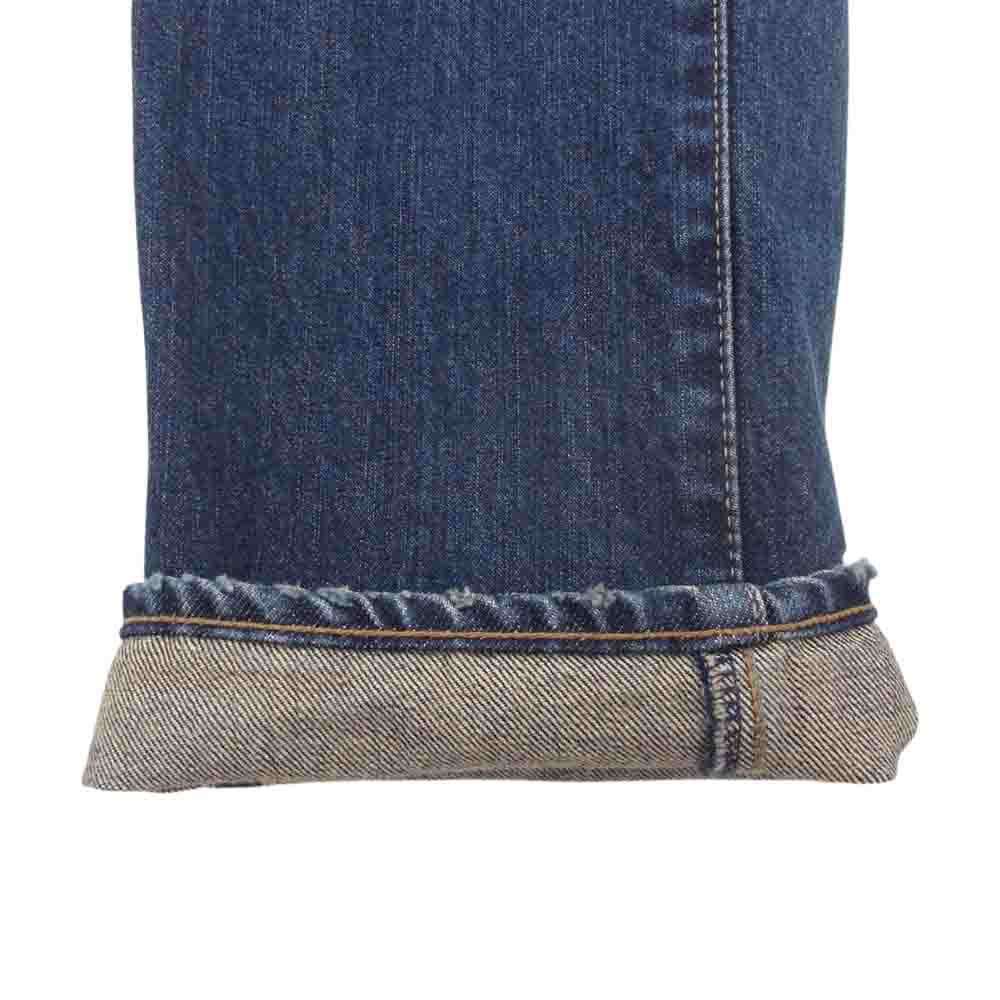 HYSTERIC GLAMOUR ヒステリックグラマー 10AW 0204AP10 野口強 REAL WRINKLE CLASH 加工 スタッズ デニム インディゴブルー系 28【中古】