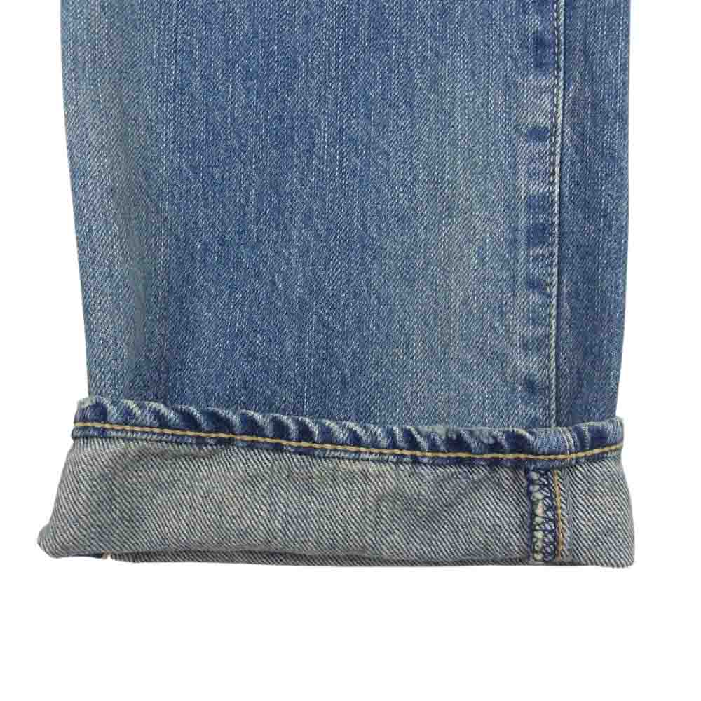 HYSTERIC GLAMOUR ヒステリックグラマー 0214AP06 SP加工 MULTI ガール プリント スタッズ デニム パンツ インディゴブルー系 28【中古】