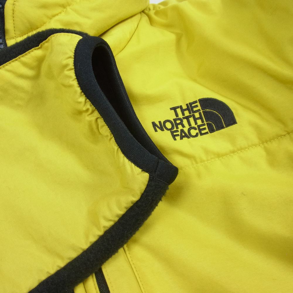 THE NORTH FACE ノースフェイス NA71832 Denali Hoodie デナリフーディ フリース ジャケット ブラック系 イエロー系 L【中古】