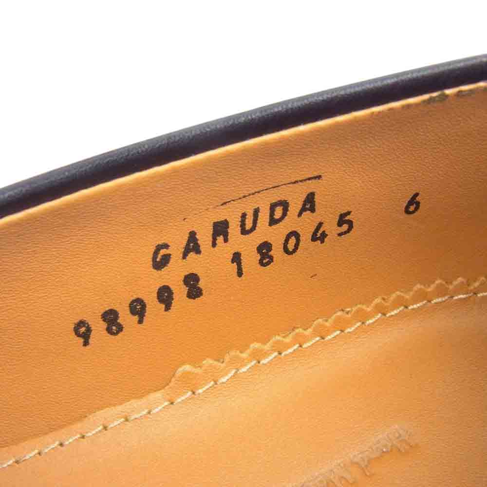 JALAN SRIWIJAYA ジャランスリウァヤ 98998 GARUDA ガルーダ コイン ローファー ブラック系 6【中古】