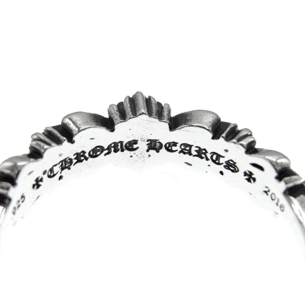 CHROME HEARTS クロムハーツ(原本無) ベイビ-クラシック ダブルフローラル リング シルバー系【中古】