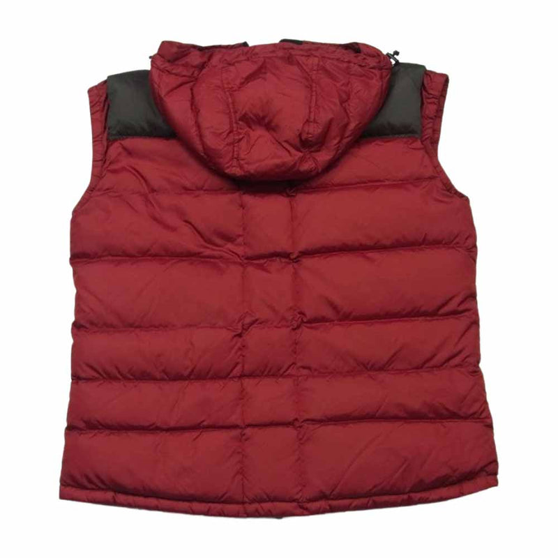 MONCLER モンクレール GRENOBLE グルノーブル VADRET GILET バドレット ダウン ベスト ルーマニア製 レッド系【中古】