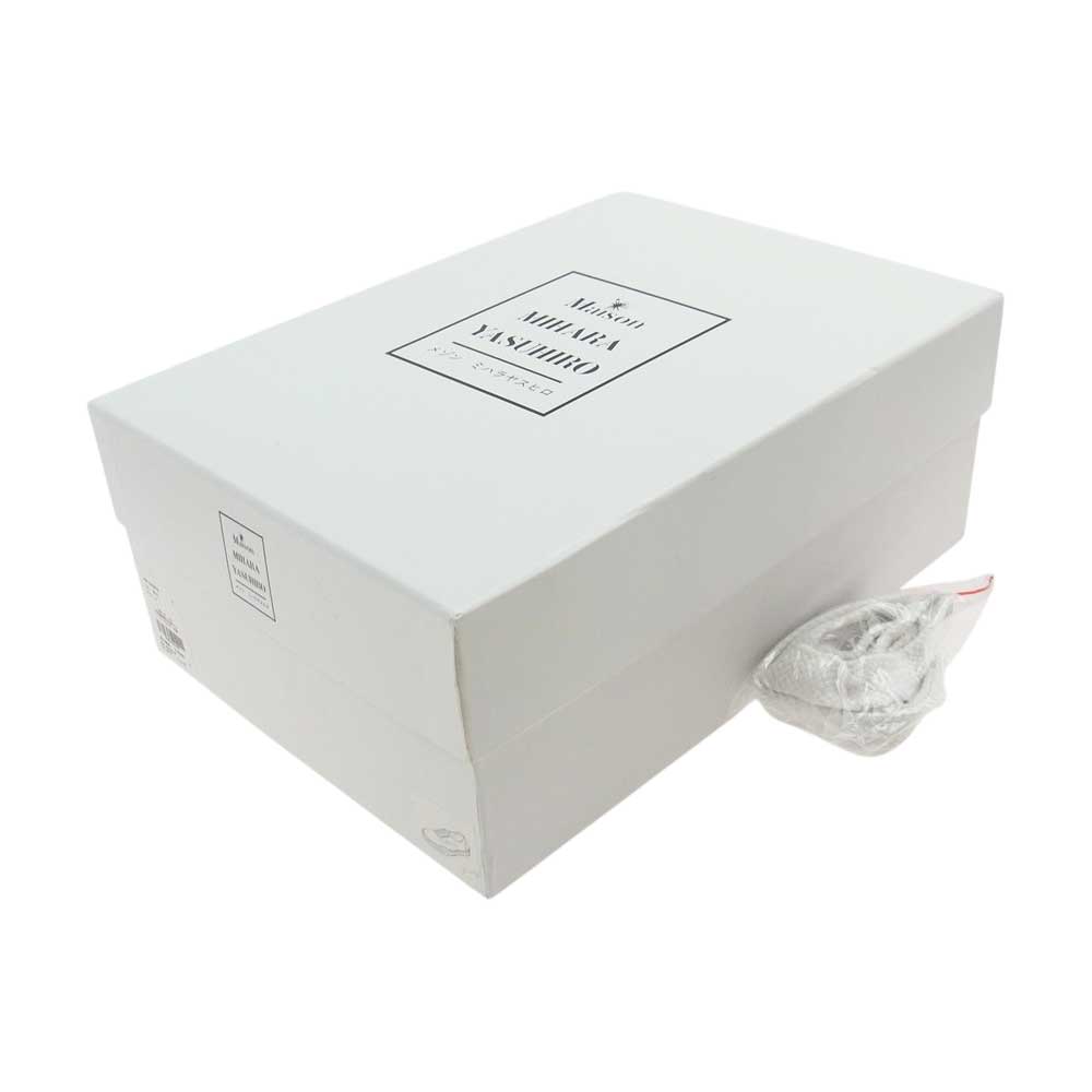 MIHARA YASUHIRO ミハラヤスヒロ A02FW704 BAKER OG SOLE CANVAS LOW SNEAKER オリジナルソール ローカット キャンバス スニーカー ホワイト系 38【美品】【中古】