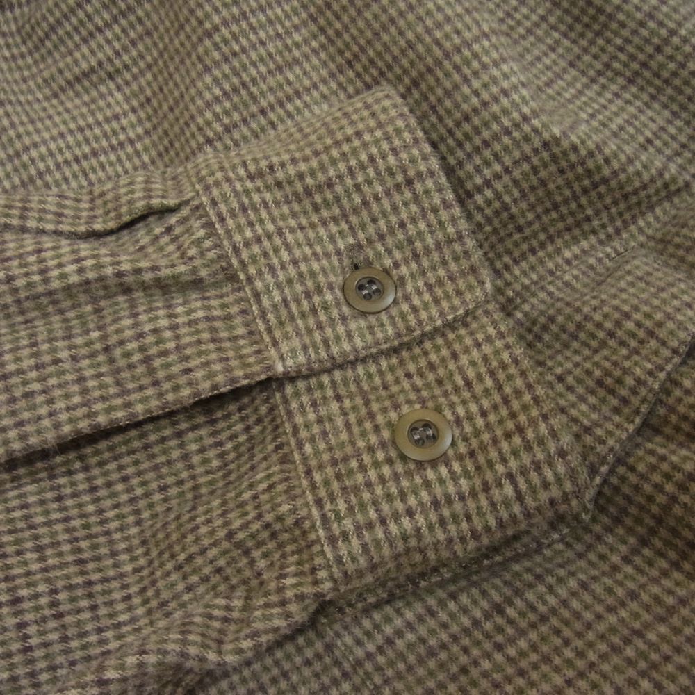 WhoWhat フーワット 5X SHIRT LONG オーバーサイズ ロング チェック シャツ ブラウン系 表記なし【中古】