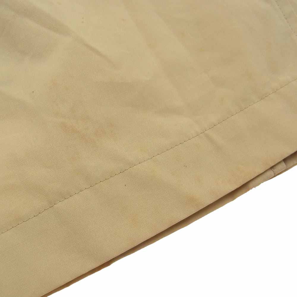 Aquascutum アクアスキュータム フード付き コットン ハーフ コート ベージュ系 M【中古】