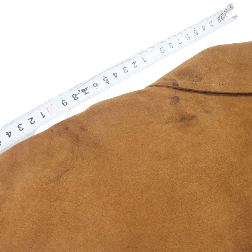 Aquascutum アクアスキュータム フェイクスエード ジャケット ブラウン系 S【中古】