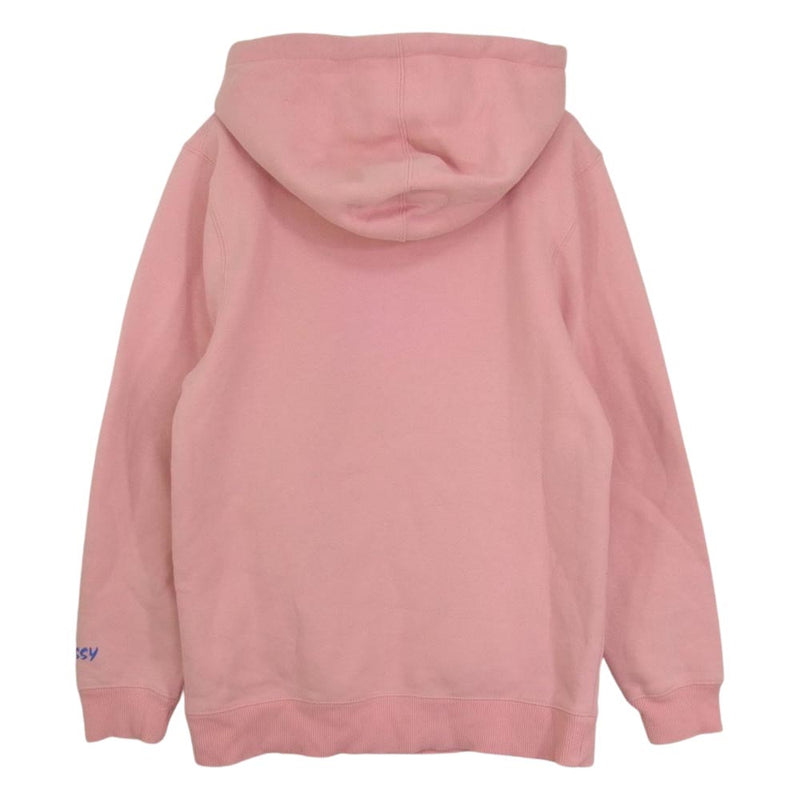 STUSSY ステューシー All Fruits Ripe Hood フーディ スウェット パーカー ピンク系 S【中古】