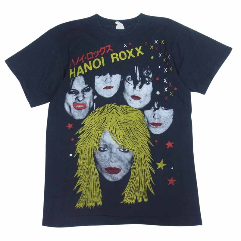 HANOI ROCKS ビンテージ ハノイロックス バンド Tシャツ バンT ブラック系 表記なし【中古】