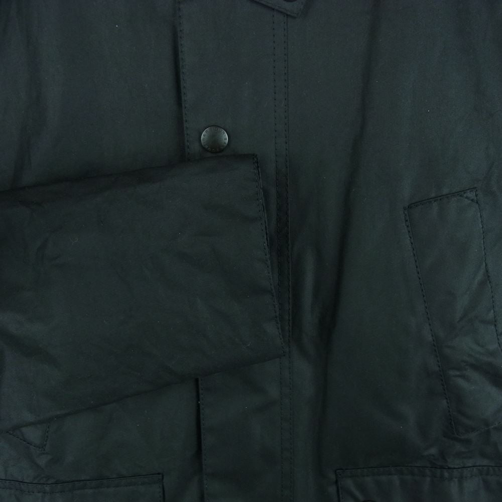 Barbour バブアー 2102051 SL BEDALE 3ワラント オイルド スリムフィット ビデイル ジャケット 英国製 ブラック系 44【中古】
