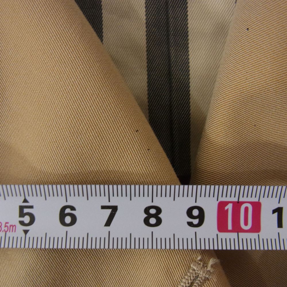 BURBERRY バーバリー B1A24-630-51 国内正規品 LONDON ロンドン レザー パイピング トレンチ コート ベージュ系 38【中古】