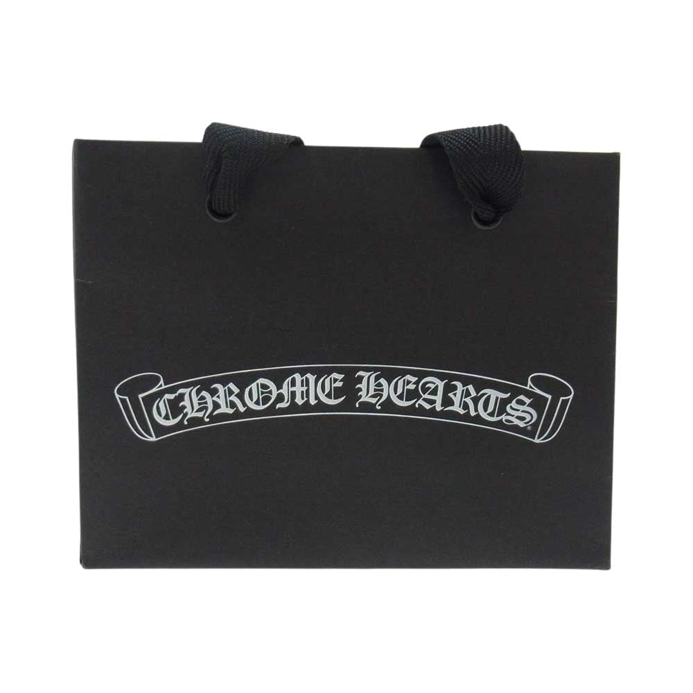 CHROME HEARTS クロムハーツ(原本無) MINI WAVE クロスボールボタン ミニ ウェーブ ウォレット ホワイト ホワイト系【美品】【中古】