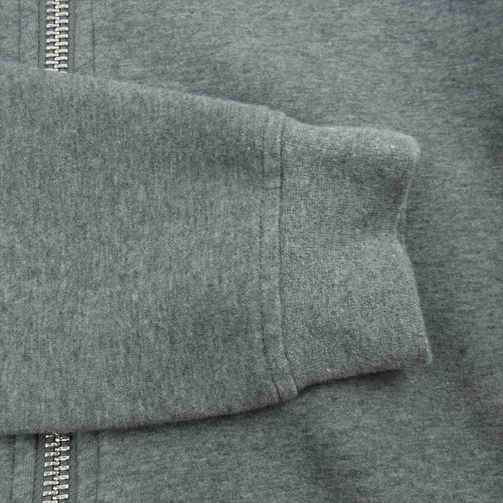 ボーラー Q Series Straight Zip Thru Hoodie ジップアップ ロゴ メタル プレート パーカー グレー系 M【美品】【中古】