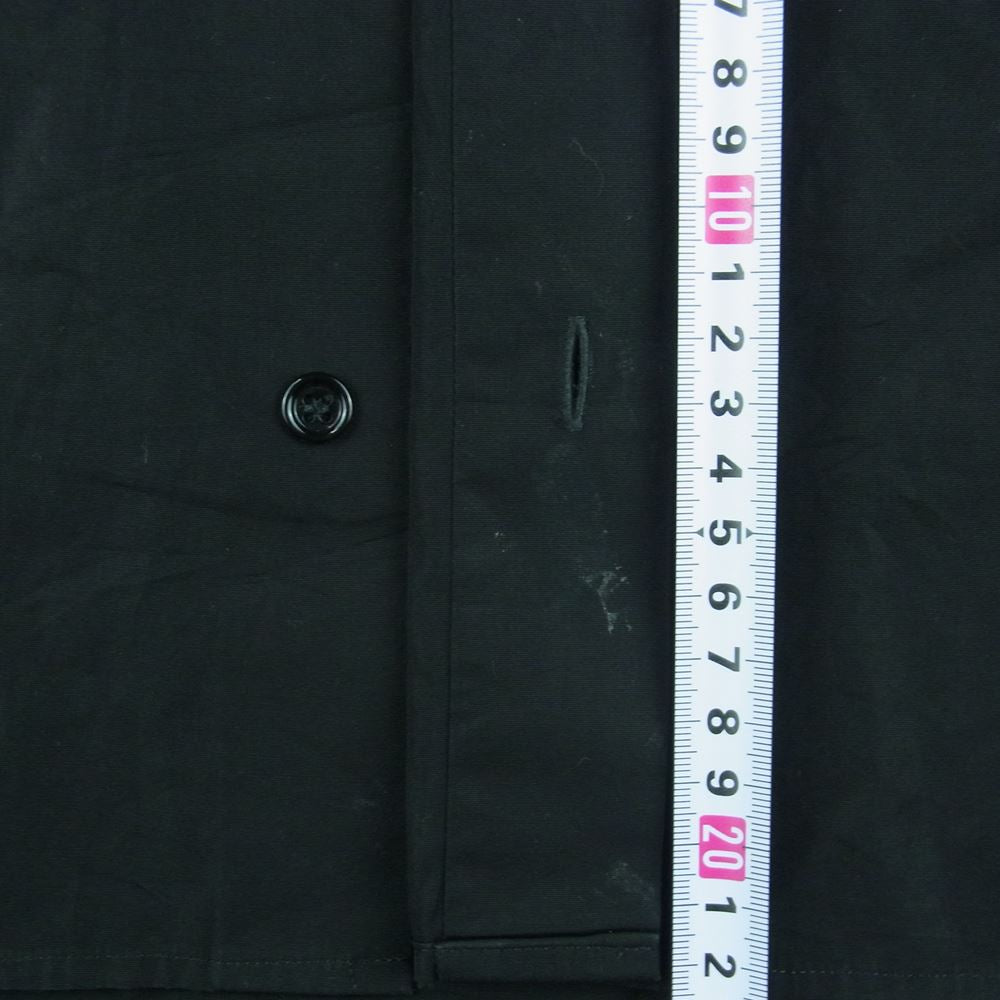 DIOR HOMME ディオールオム 433C529G7380 襟スタッズ 長袖 ドレス シャツ コットン イタリア製 ブラック系 38【中古】