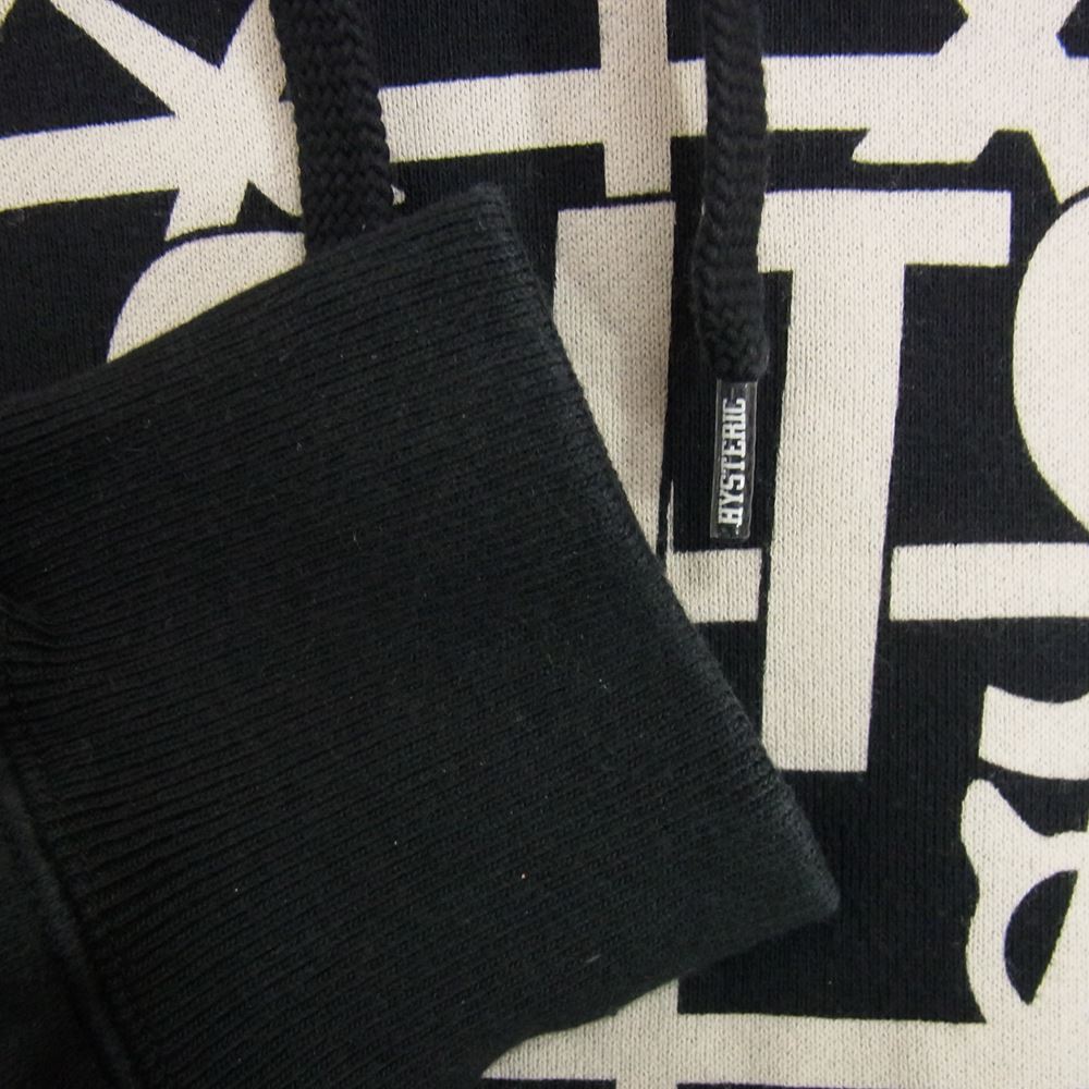 HYSTERIC GLAMOUR ヒステリックグラマー 02183CF13 CUTS TM パーカー ブラック系 L【中古】