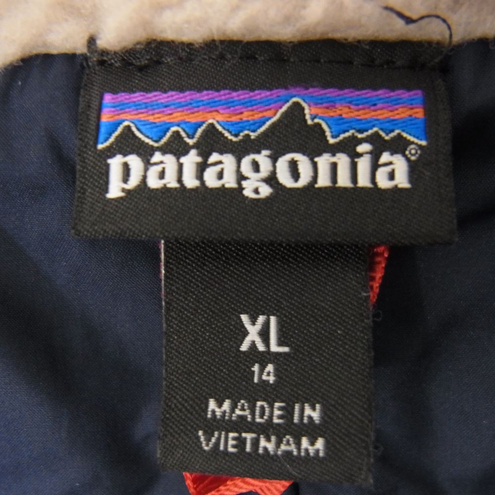 patagonia パタゴニア 20AW 65619 20年製 Kids Retro-X Vest キッズ レトロX フリース ベスト オフホワイト系 XL【中古】