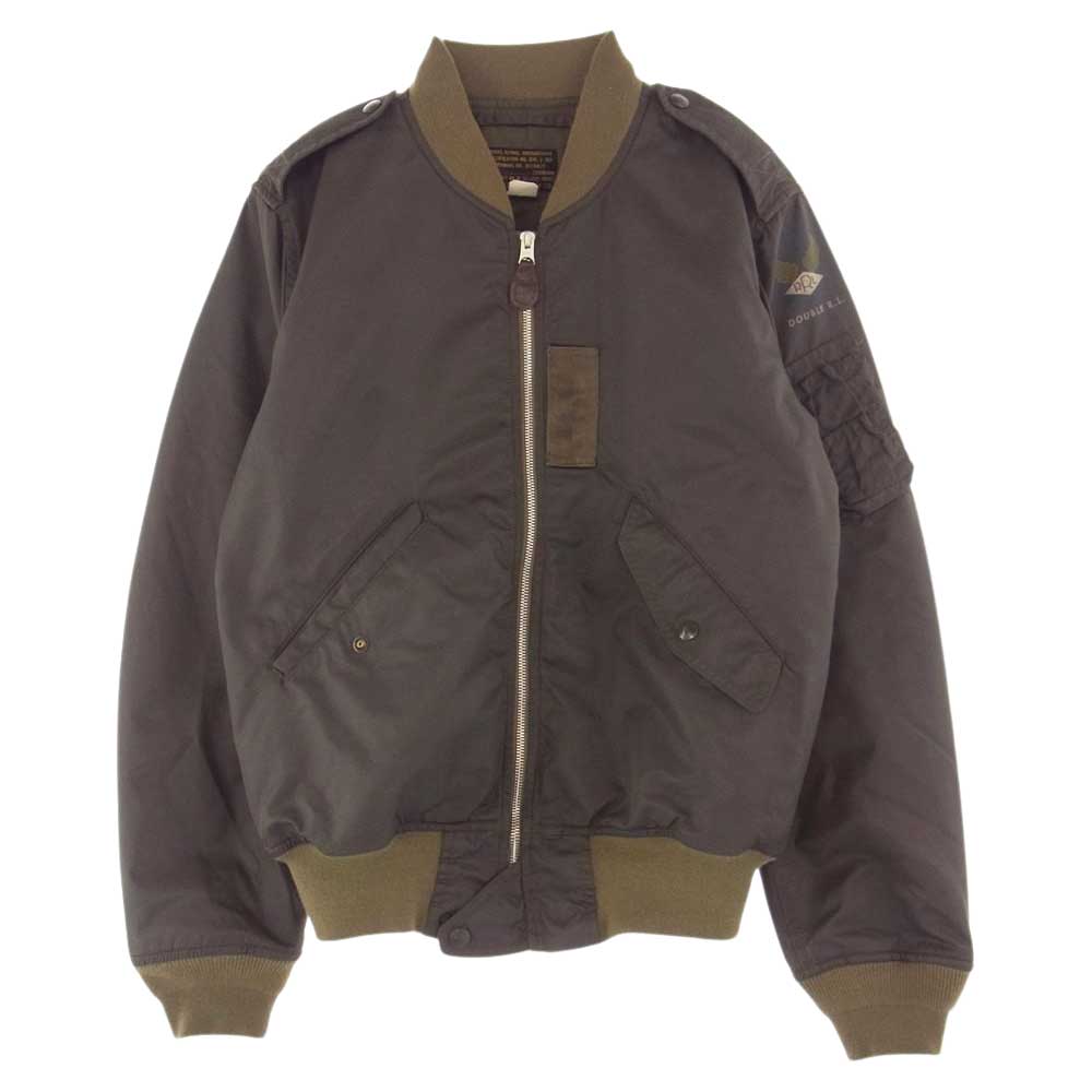 RRL ダブルアールエル ジャケット RRL-J381 国内正規品 Bordon bomber jacket ボンバー ジャケット モスグリーン系 M【中古】 RRL ダブルアールエル RRL-J381 国内正規品 Bordon bomber jacket