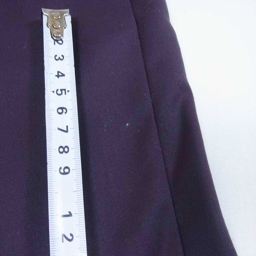 WACKO MARIA ワコマリア PLEATED TROUSERS スラックス パンツ パープル系 S【中古】