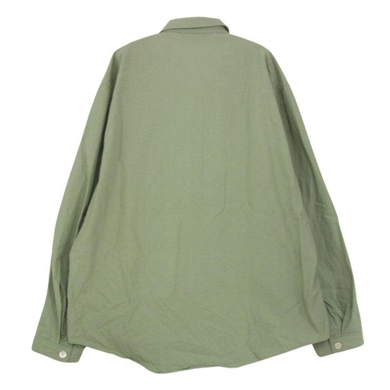 ディガウェル 21AW SHIRT GENERIC MOS GREEN 長袖シャツ ライトグリーン系 1【中古】