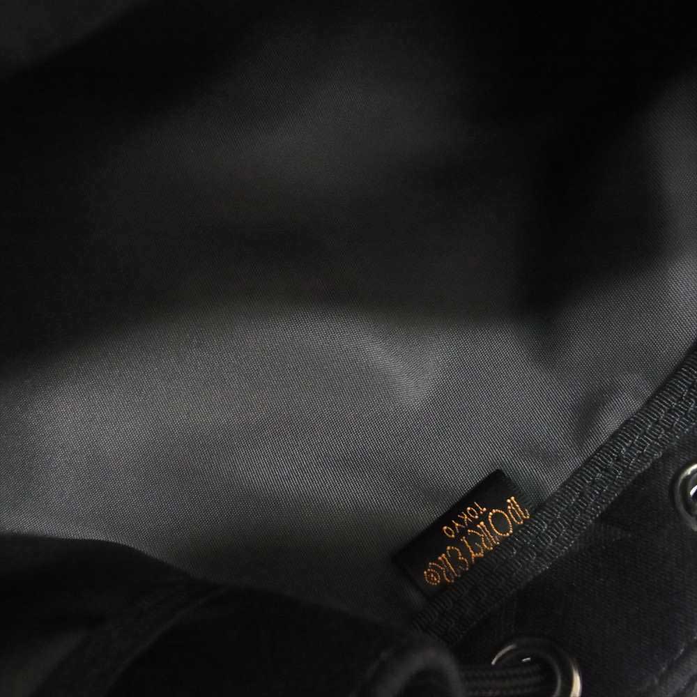 PORTER ポーター STATES DRAWSTRING BAG ショルダー バック ブラック系【中古】