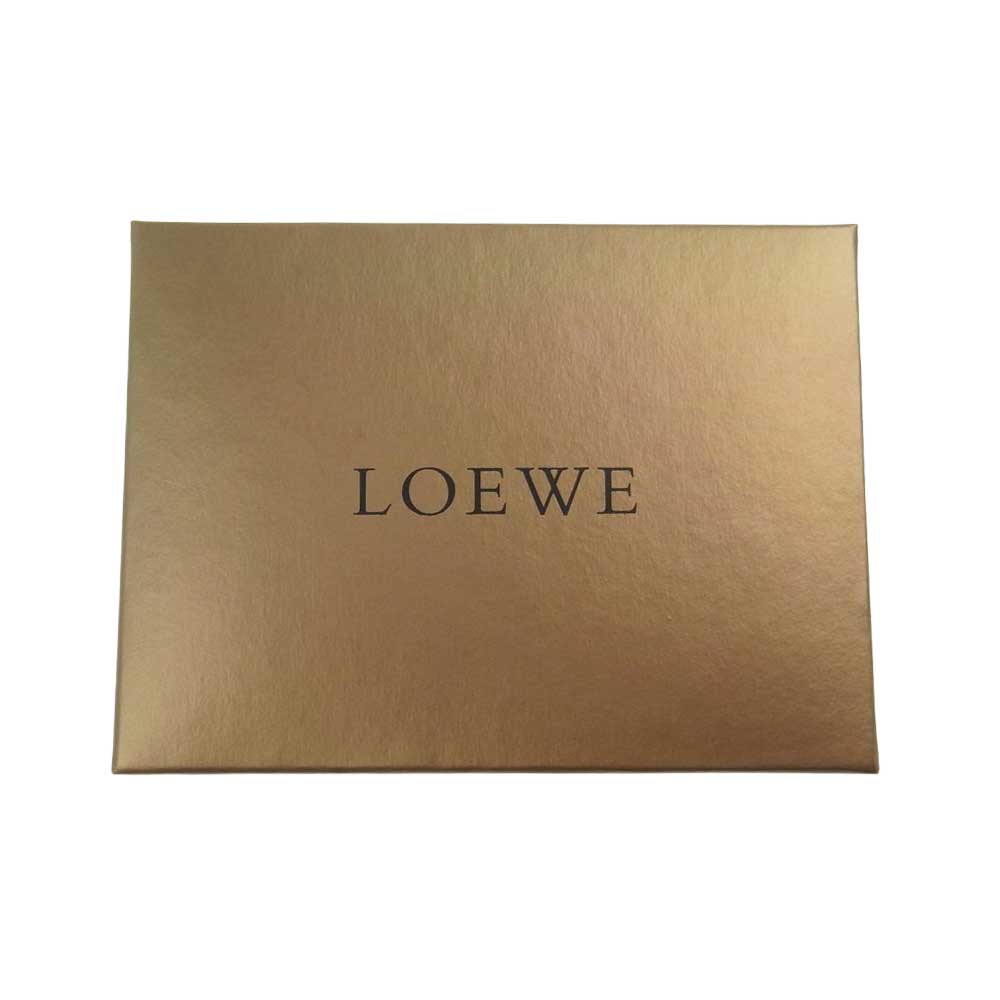 LOEWE ロエベ PVC アナグラム ポーチ ブラウン ダークブラウン系【中古】