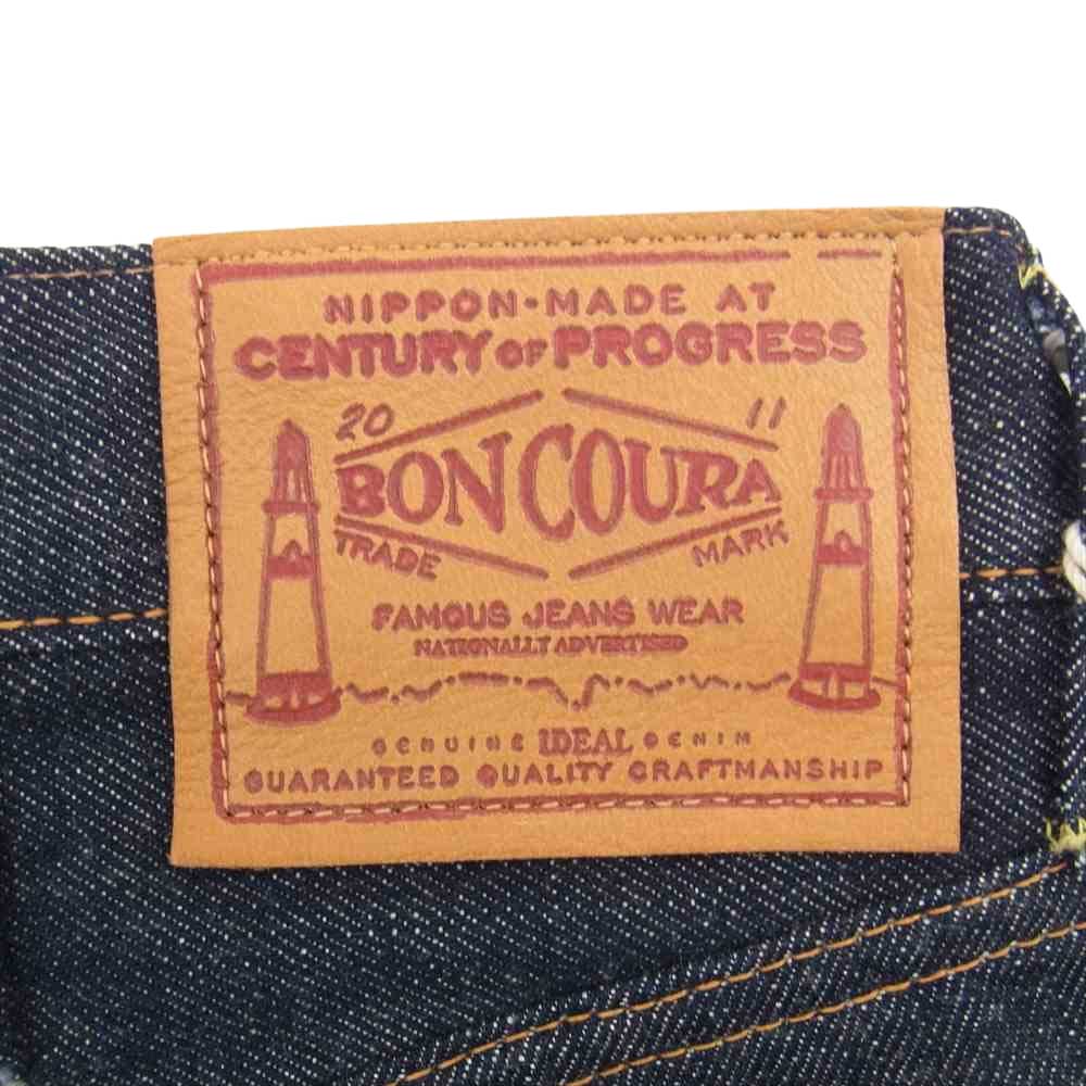 BONCOURA ボンクラ cinch back シンチバック デニム ショーツ ダークネイビー系 32【新古品】【未使用】【中古】