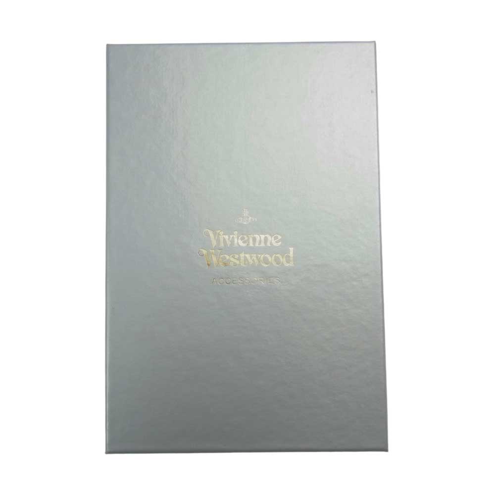 Vivienne Westwood ヴィヴィアンウエストウッド ORB オーブ ラウンドファスナー長財布 ブラック系【中古】
