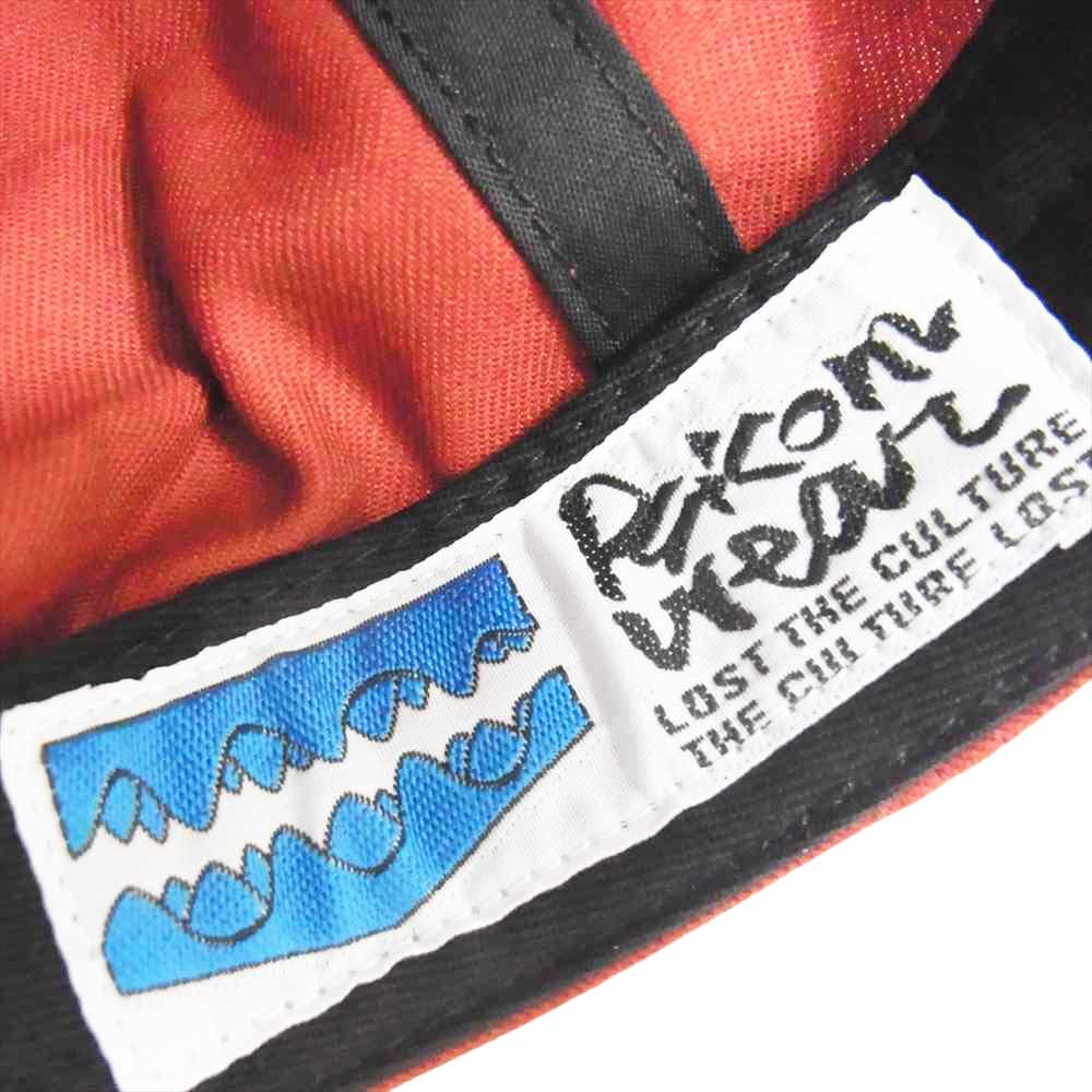 Psicom サイコム PSICOM WEAR 刺繍 キャップ レッド レッド系【中古】