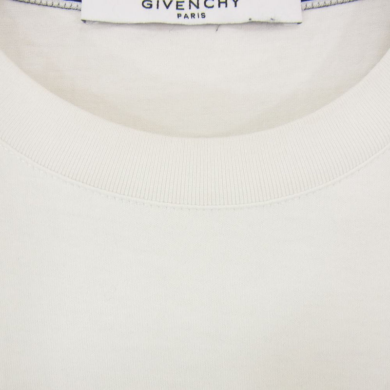 GIVENCHY ジバンシィ BM70K93002 半袖 Tシャツ カットソー ホワイト系