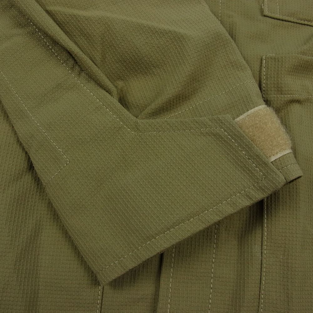 HYSTERIC GLAMOUR ヒステリックグラマー 22SS 02221AB07 HOT CLIMATE SHIRT JACKET ArkAir アークエアー コーデュラリップストップ ホット クライメント シャツ ジャケット カーキ系 M【中古】