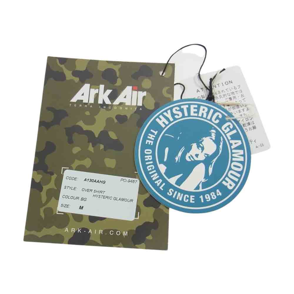 HYSTERIC GLAMOUR ヒステリックグラマー 22AW 02223AC03 CIRCLE GIRL DIZZY&MILKY PERTEX パーテックス サークル ガール ミリタリー パーカ ジャケット 迷彩系 M【極上美品】【中古】