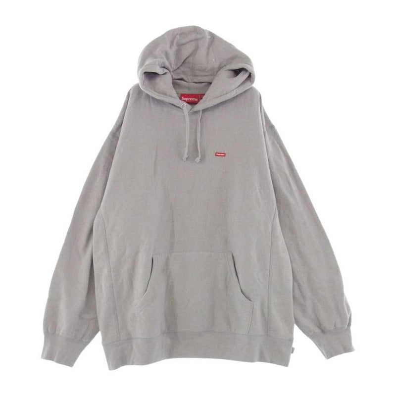 Supreme シュプリーム Small Box Logo Hooded Sweatshirt スモールボックスロゴ パーカー グレー系 L【中古】