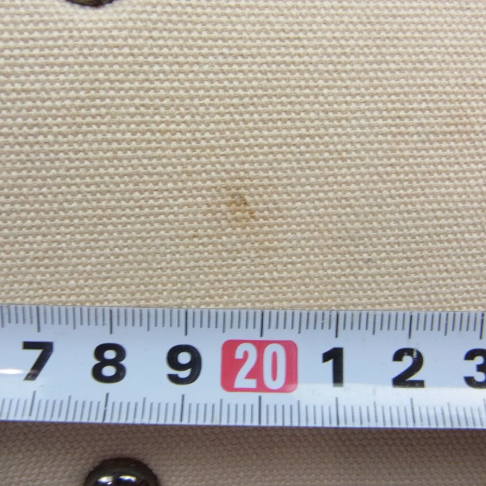 ハイドロゲン スカル スタッズ 裏地カモ キャンバス トートバッグ ハンドバッグ オフホワイト系【中古】