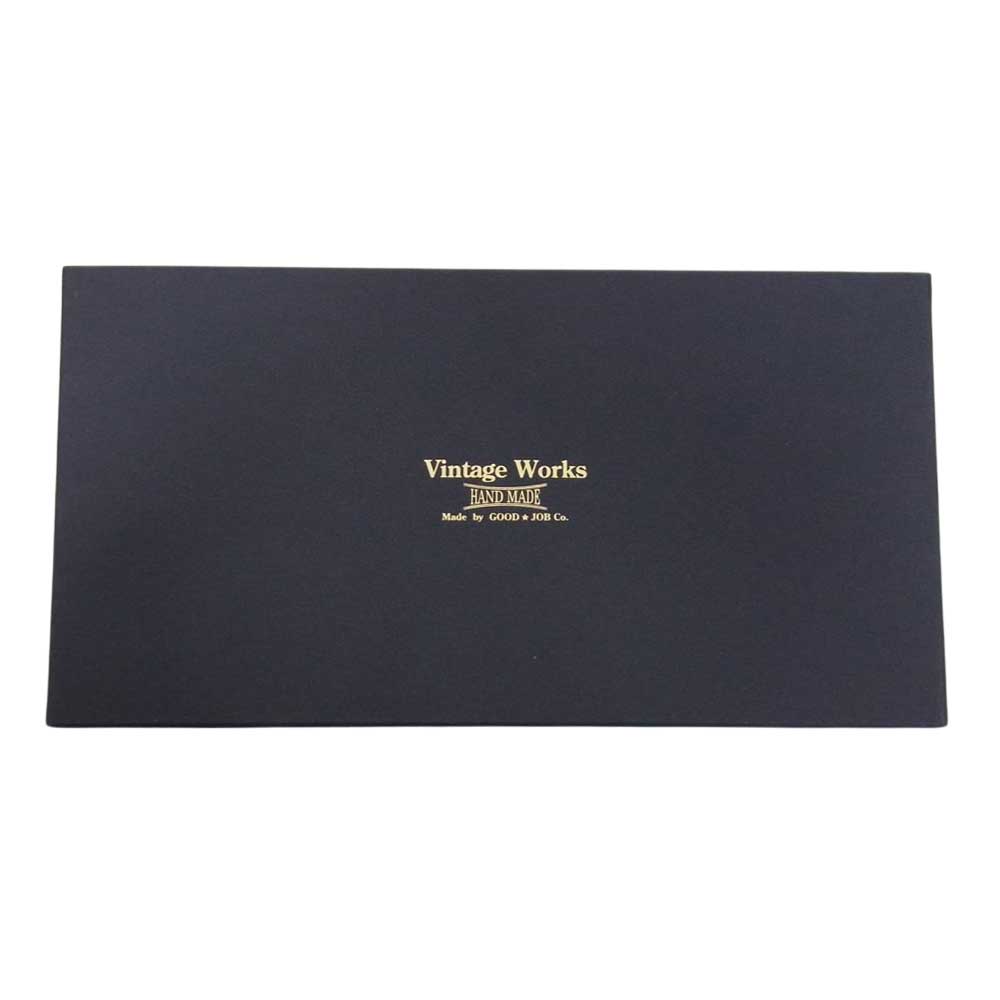 ヴィンテージワークス ハンドメイド レザー ロング ウォレット ブラウン系【中古】