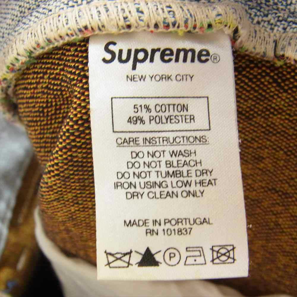 Supreme シュプリーム 20AW Aerial Tapestry Regular Jean エアリアル タペストリー レギュラー ジーンズ デニムパンツ インディゴブルー系 34【中古】