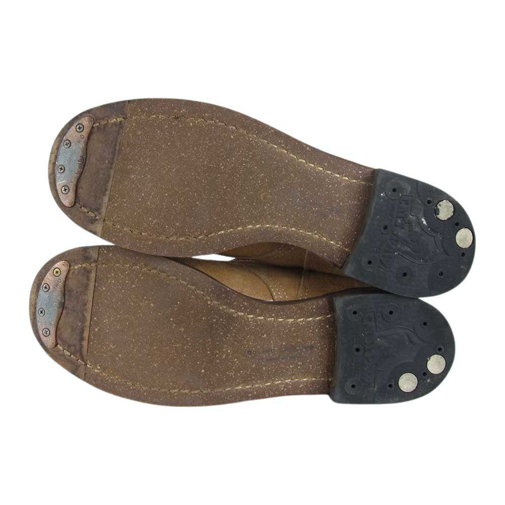 ローリングダブトリオ COUPEN コペン ミッドカット ワーク ブーツ ベージュ系 実寸27.0cm程度※サイズ表記無しの為【中古】