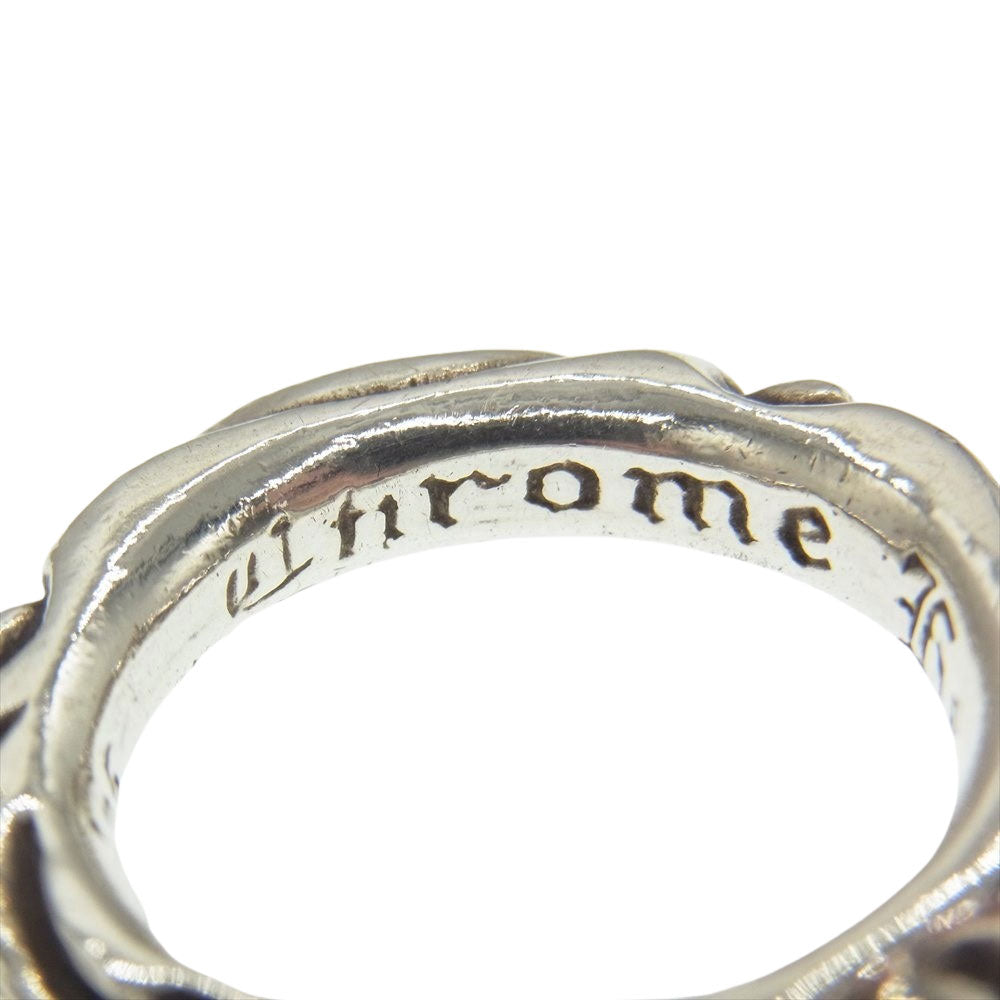CHROME HEARTS クロムハーツ(原本無) SCRL BAND スクロール バンド リング シルバー系 11号【中古】