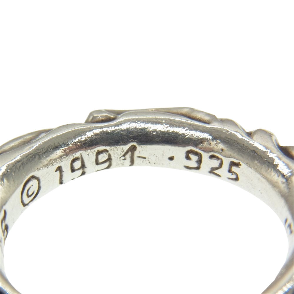 CHROME HEARTS クロムハーツ(原本無) SCRL BAND スクロール バンド リング シルバー系 12号【中古】