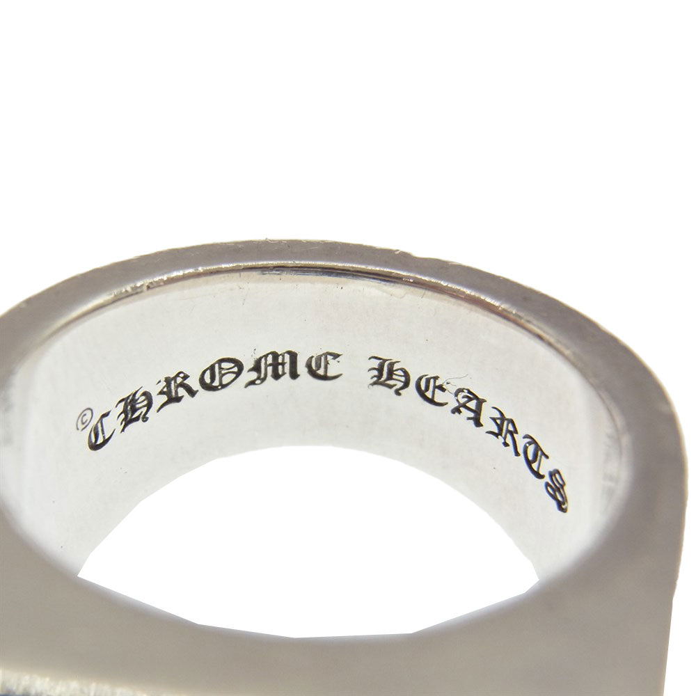 CHROME HEARTS クロムハーツ(原本無) レターブロック CHプラス リング シルバー系 22号【中古】