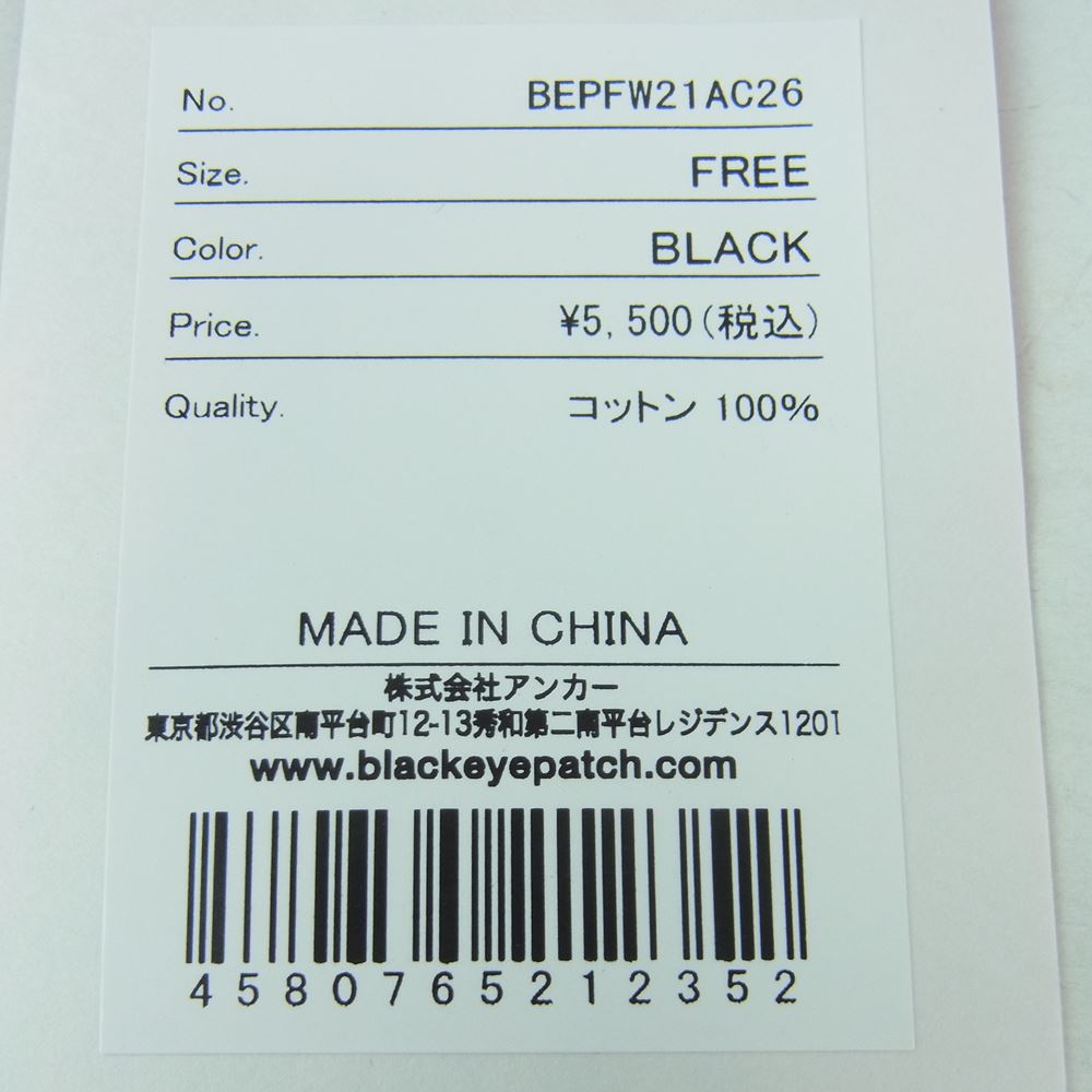ブラックアイパッチ BEPFW21AC26 ショルダー バッグ ポーチ ブラック系 FREE【新古品】【未使用】【中古】