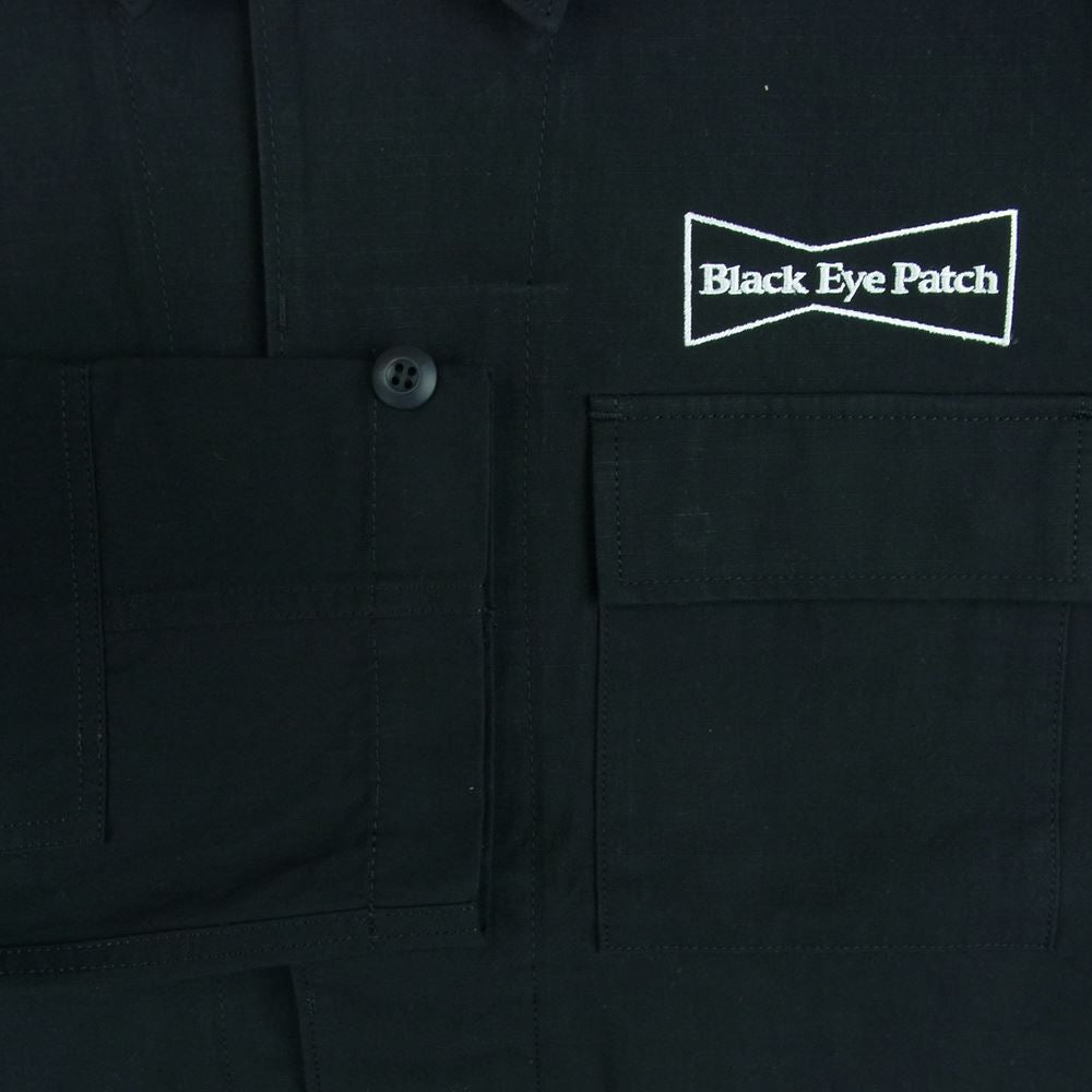 ブラックアイパッチ BEPFW21EI26 Wasted Youth WORK JACKET ワーク ジャケット カバーオール ブラック系 L【新古品】【未使用】【中古】