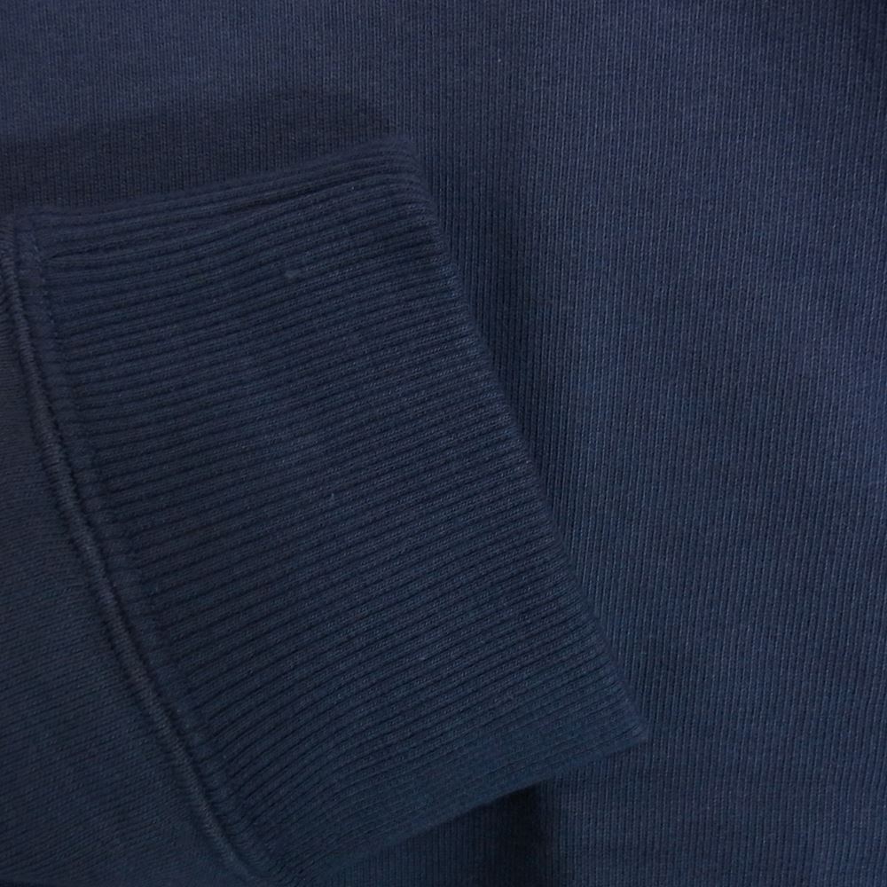 クオン 112CS032101 BORO Banded Arm Sleeve Sweatshirt 襤褸 ボロ バンデッド パッチワーク スリーブ スウェット M ネイビー系 M【新古品】【未使用】【中古】