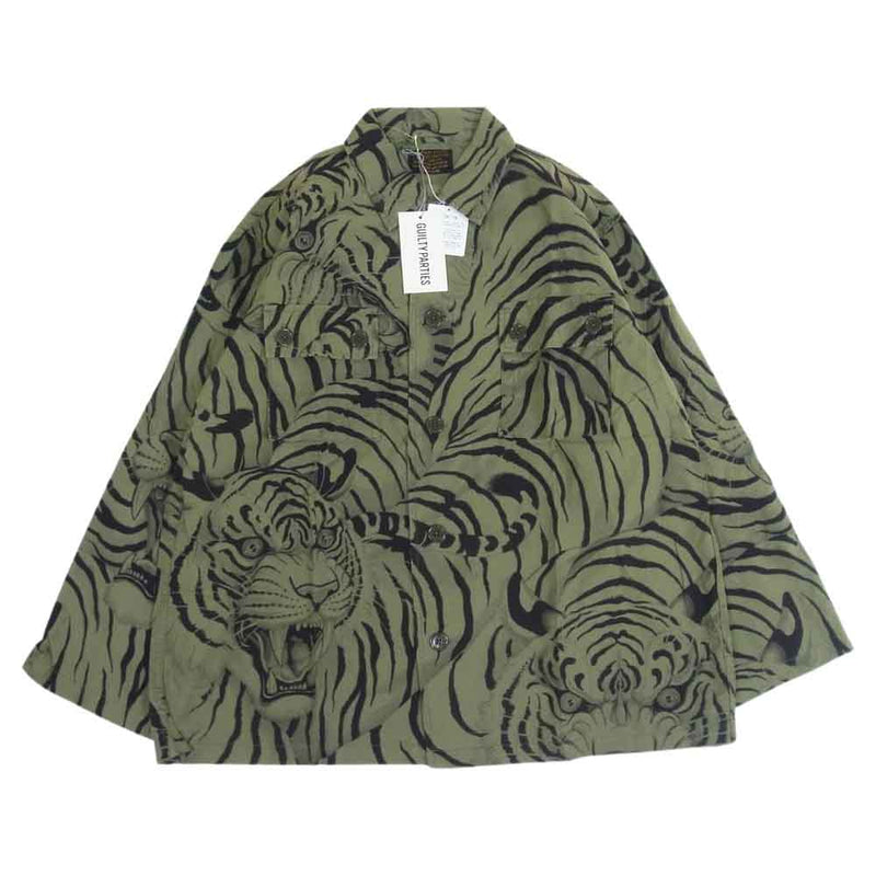 22ss 着用一回 ワコマリア TIM LEHI ARMY SHIRT M-