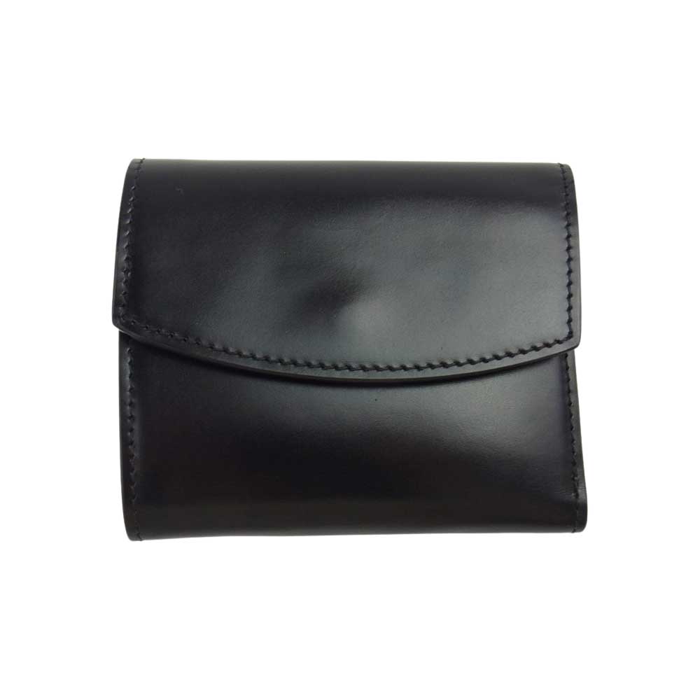 MAISON MARGIELA メゾンマルジェラ ウォレット 21SS S55UA0296 WALLET トライフォールド コンパクト ウォレット 三つ折り財布 ブラック系【中古】 MAISON MARGIELA メゾンマルジェラ 21SS S55UA0296 WALLET トライ