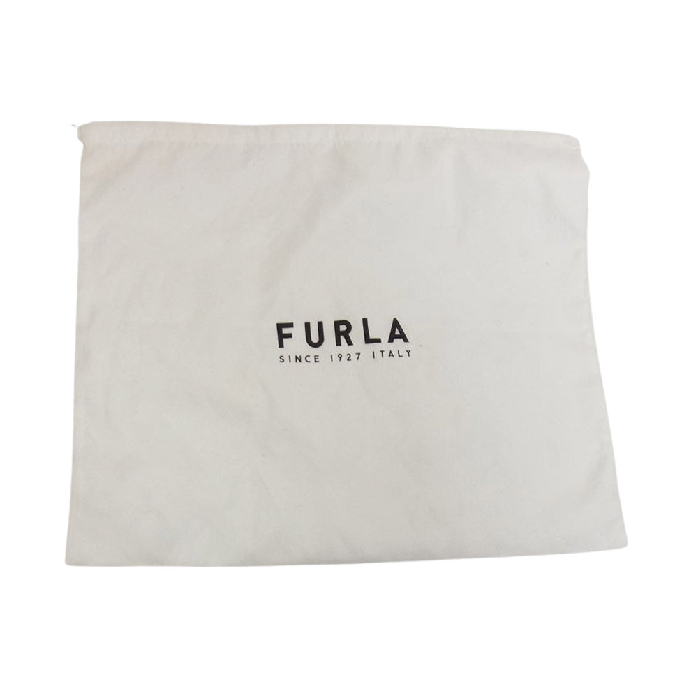 Furla フルラ MISS MIMI Bag ミスミニ レザーショルダーバック ブラック系【中古】