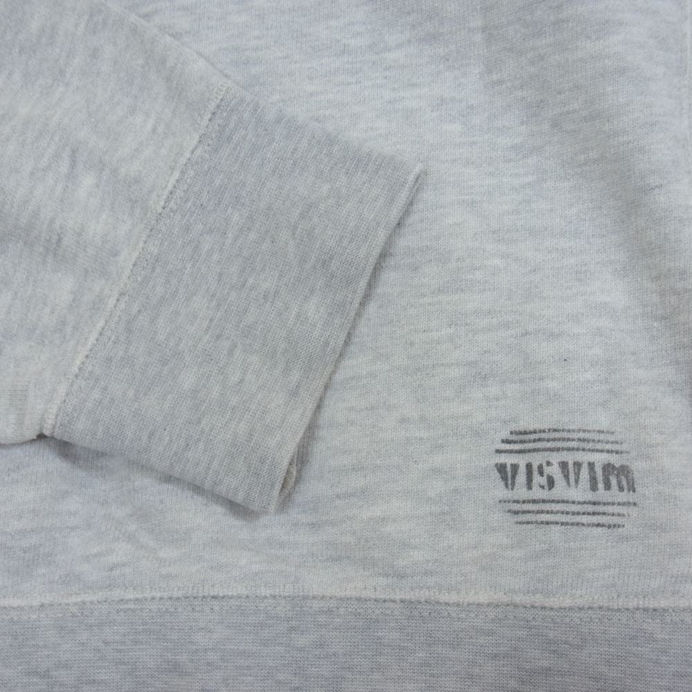 VISVIM ビズビム 0117205010030 17AW JUMBO sweat VNTG BASIC STENCIL ヴィンテージ ベーシック ステンシル ジャンボ スウェット グレー系 2【中古】