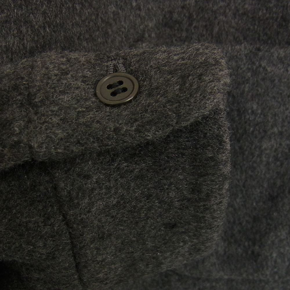 ゴーシュ G194-B014 ウール ノーカラー コート グレー系 2【美品】【中古】